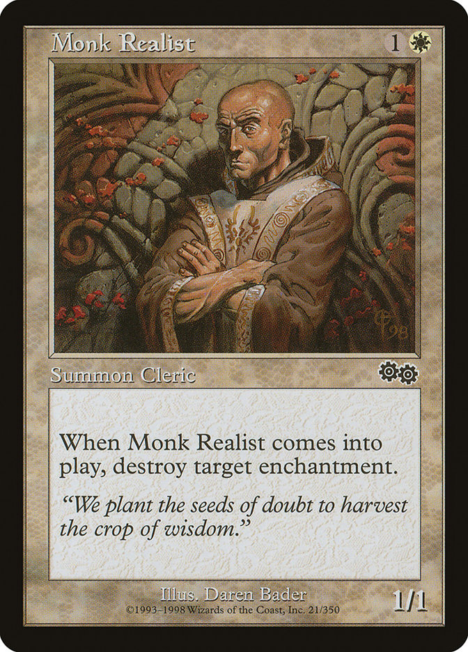 Monk Realist [Urza's Saga] | Boutique FDB TCG