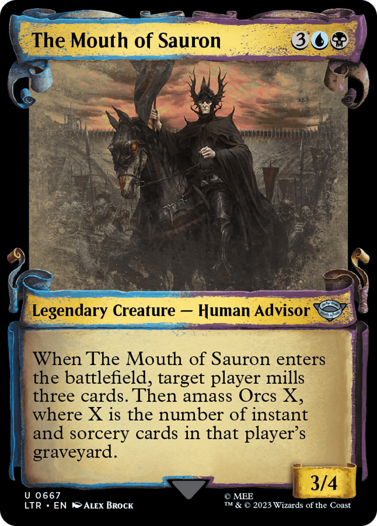 The Mouth of Sauron [The Lord of the Rings: Tales of Middle-Earth Showcase Scrolls] | Boutique FDB TCG