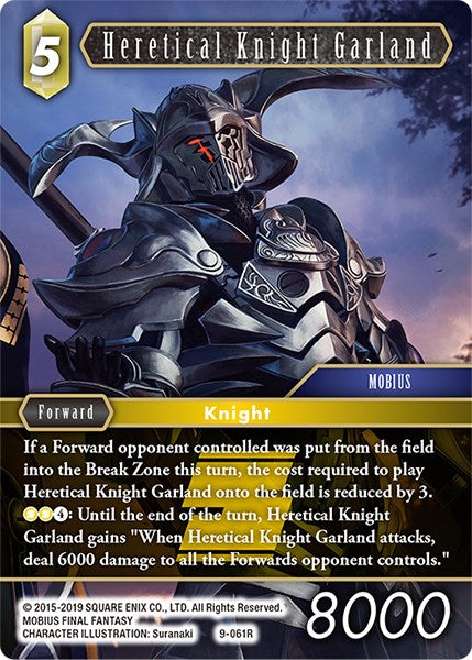 Heretical Knight Garland [Opus IX] | Boutique FDB TCG