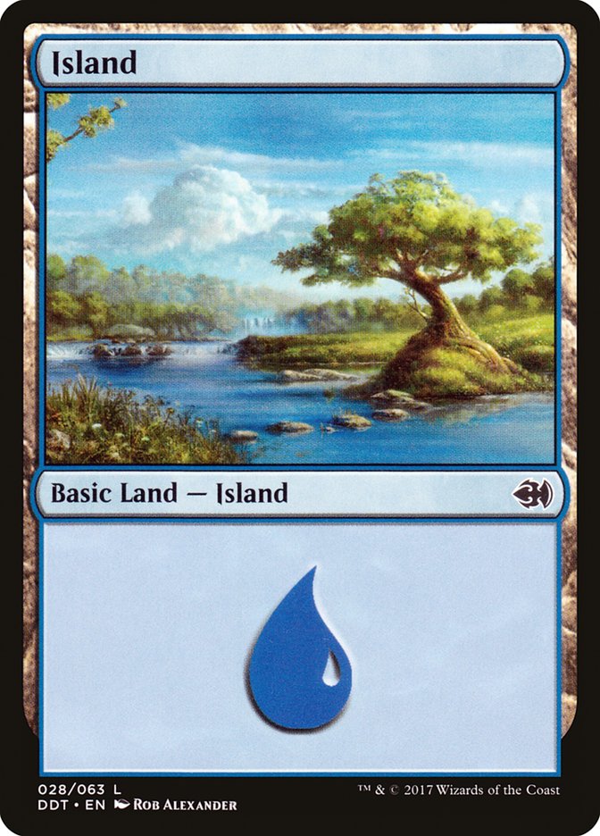 Island (28) [Duel Decks: Merfolk vs. Goblins] | Boutique FDB TCG