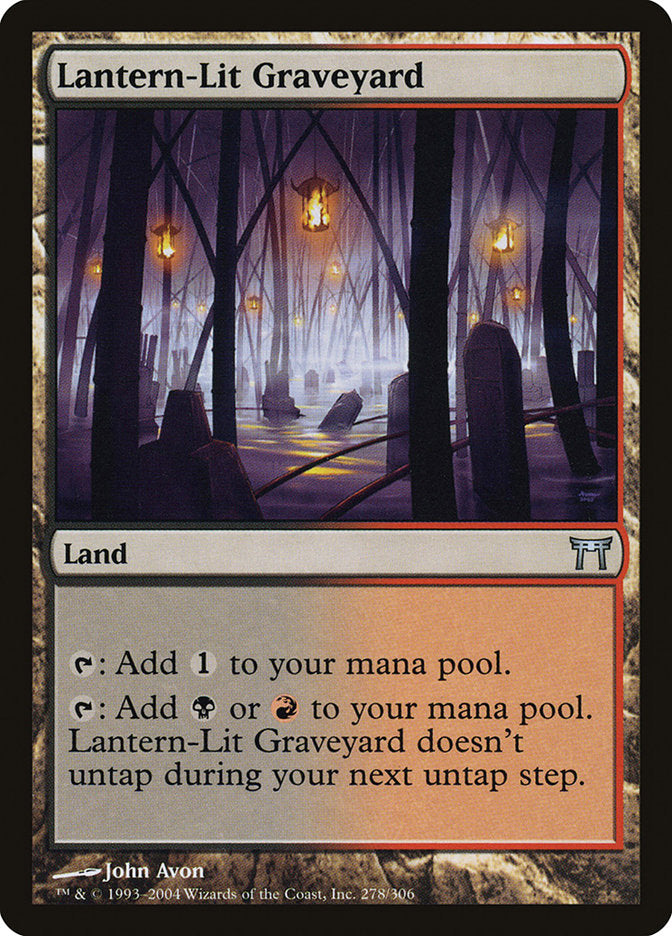 Lantern-Lit Graveyard [Champions of Kamigawa] | Boutique FDB TCG