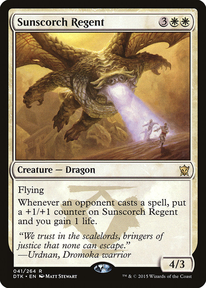 Sunscorch Regent [Dragons of Tarkir] | Boutique FDB TCG