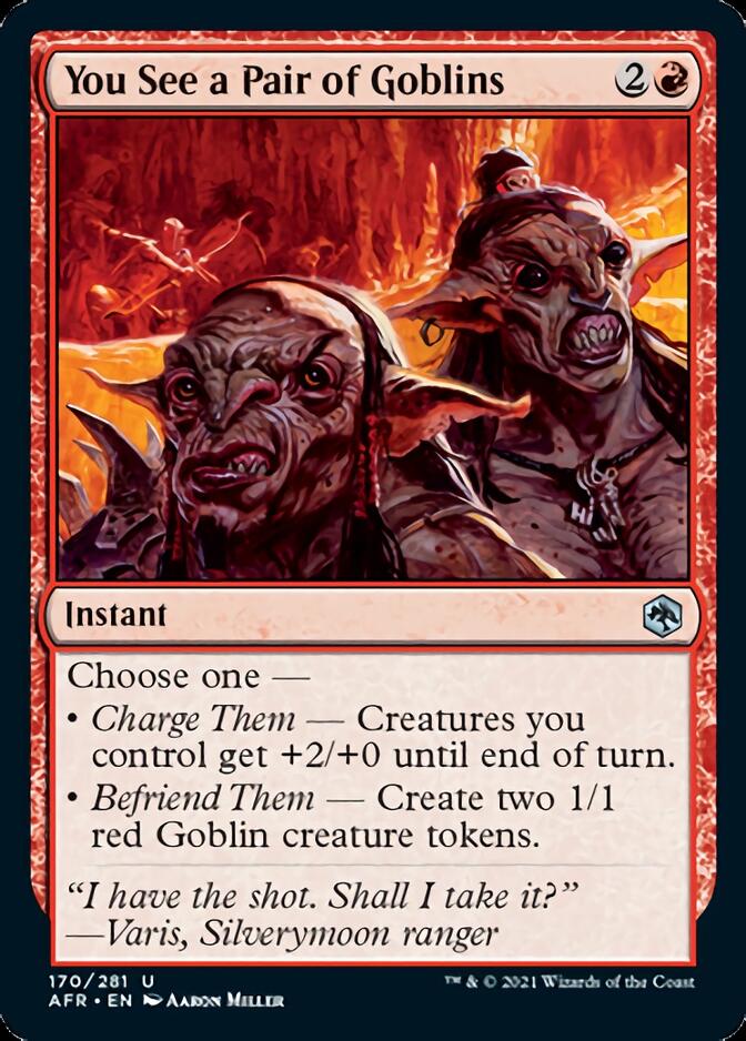 You See a Pair of Goblins [Dungeons & Dragons: Adventures in the Forgotten Realms] | Boutique FDB TCG