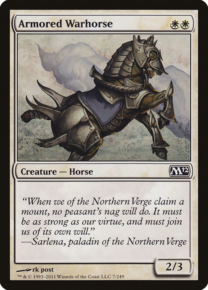 Armored Warhorse [Magic 2012] | Boutique FDB TCG