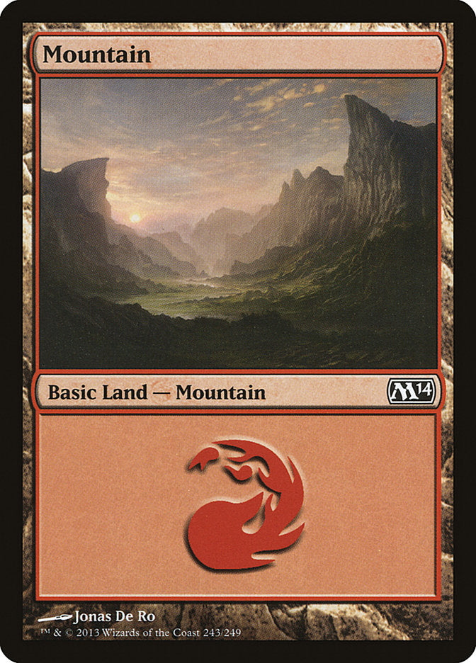 Mountain (243) [Magic 2014] | Boutique FDB TCG