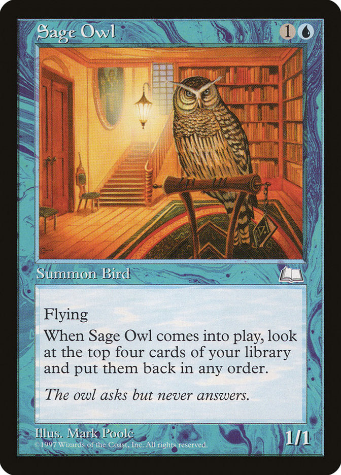 Sage Owl [Weatherlight] | Boutique FDB TCG