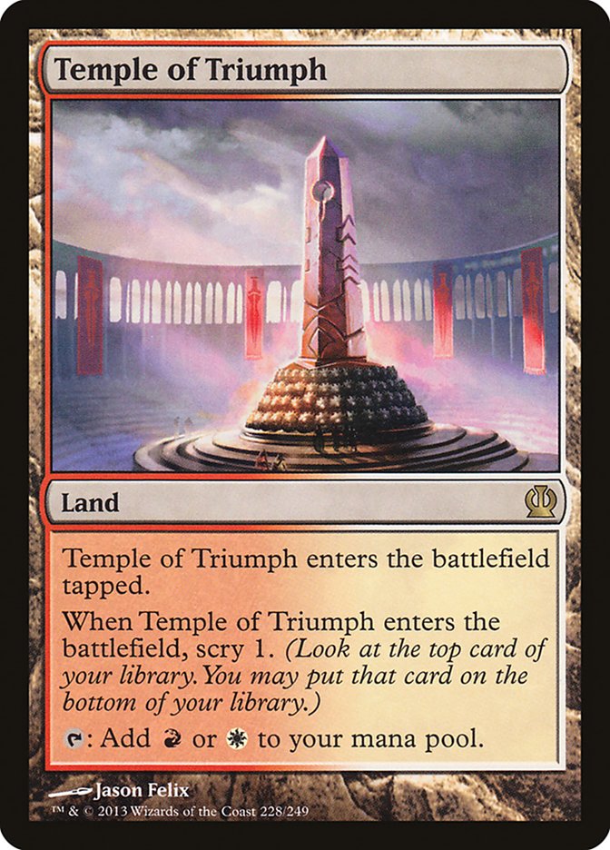 Temple of Triumph [Theros] | Boutique FDB TCG