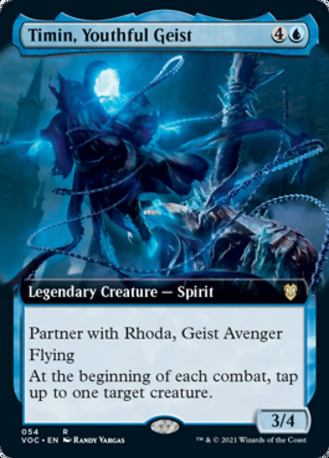 Timin, Youthful Geist (Extended Art) [Innistrad: Crimson Vow Commander] | Boutique FDB TCG