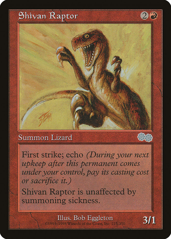 Shivan Raptor [Urza's Saga] | Boutique FDB TCG