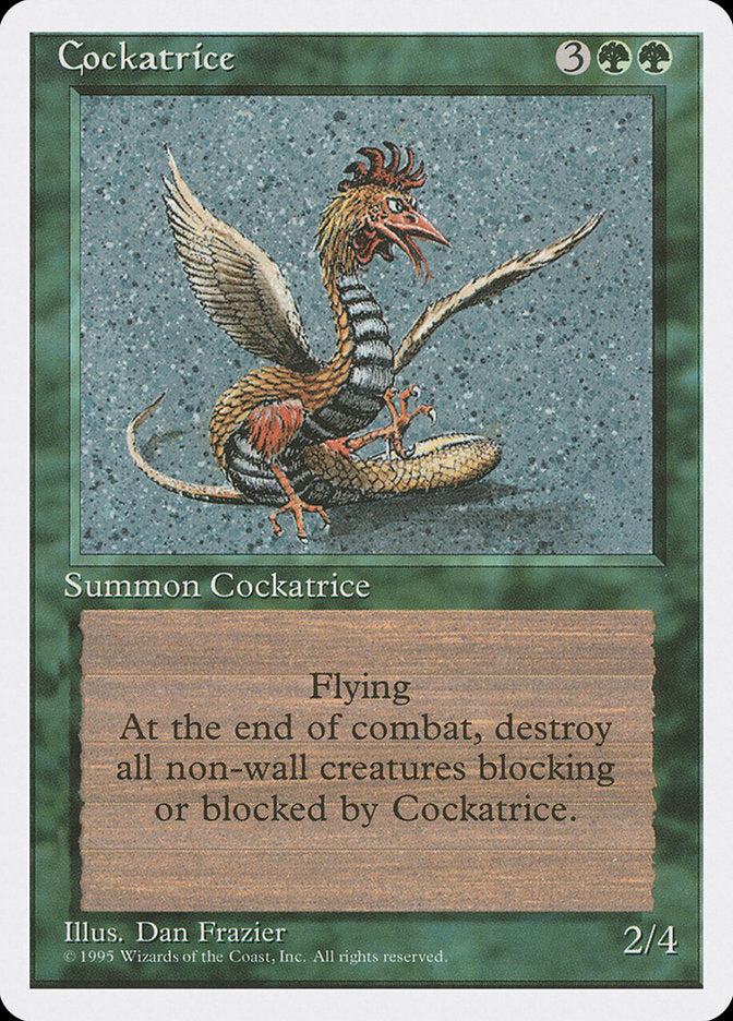 Cockatrice [Fourth Edition] | Boutique FDB TCG