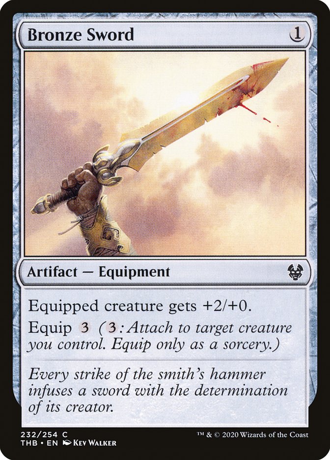 Bronze Sword [Theros Beyond Death] | Boutique FDB TCG
