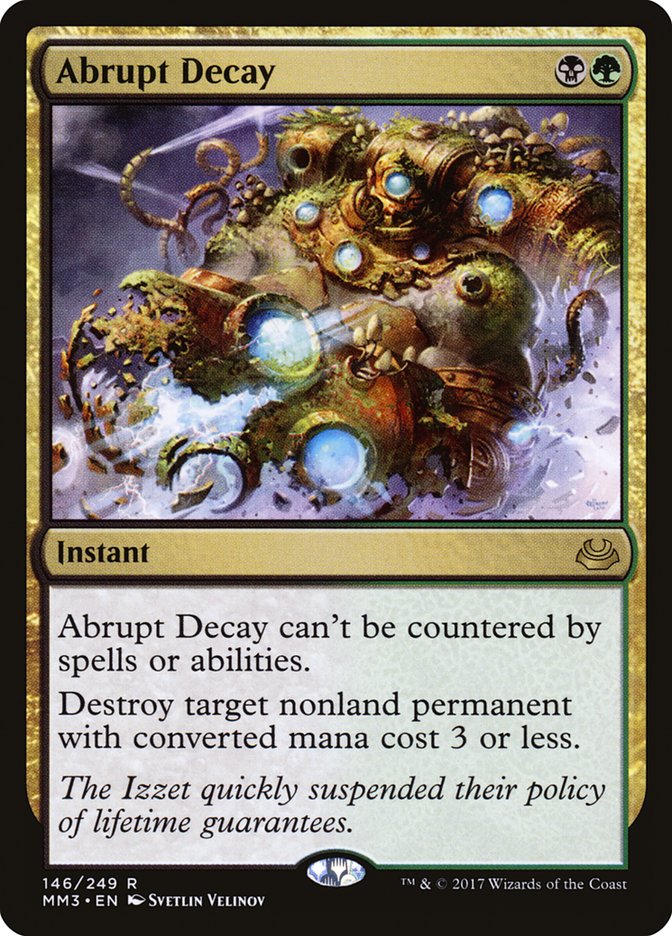 Abrupt Decay [Modern Masters 2017] | Boutique FDB TCG