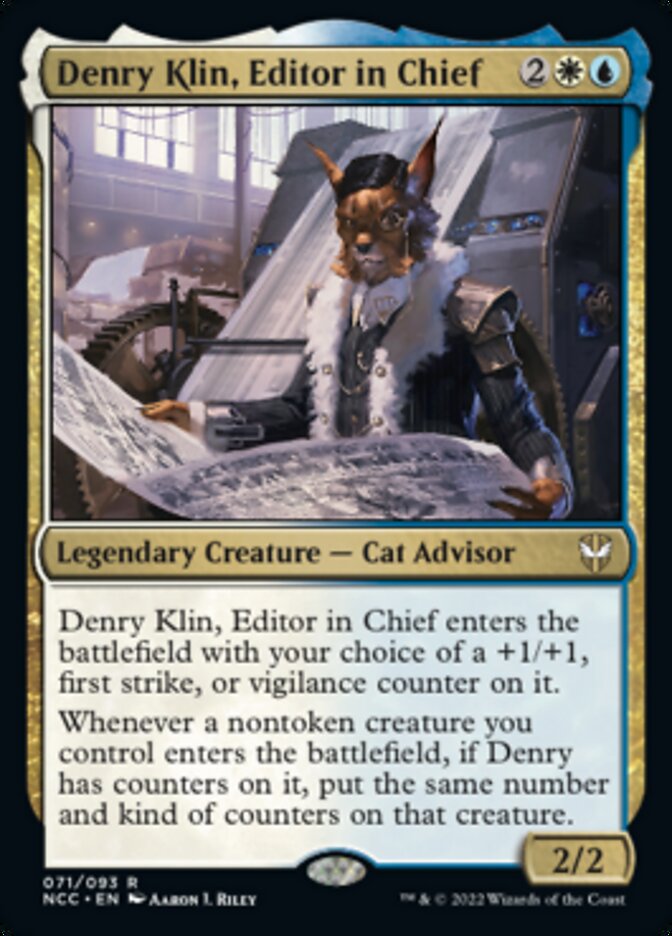 Denry Klin, Editor in Chief [Streets of New Capenna Commander] | Boutique FDB TCG