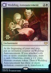 Wedding Announcement // Wedding Festivity [Innistrad: Crimson Vow Prerelease Promos] | Boutique FDB TCG