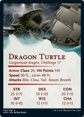 Dragon Turtle Art Card [Dungeons & Dragons: Adventures in the Forgotten Realms Art Series] | Boutique FDB TCG