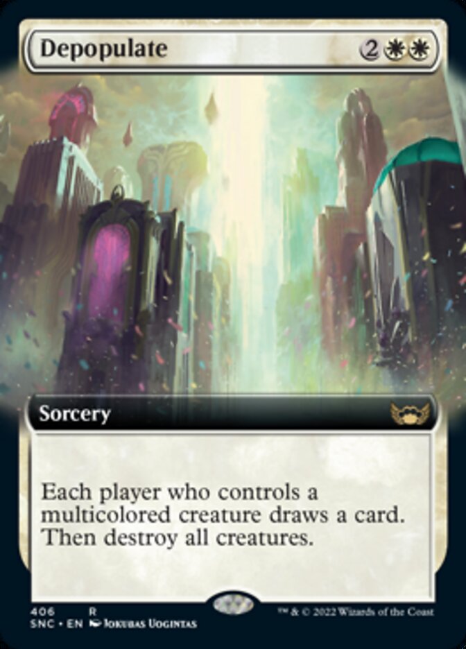 Depopulate (Extended Art) [Streets of New Capenna] | Boutique FDB TCG