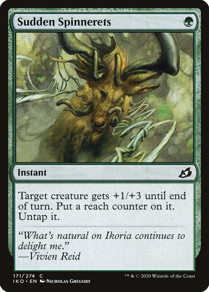 Sudden Spinnerets [Ikoria: Lair of Behemoths] | Boutique FDB TCG