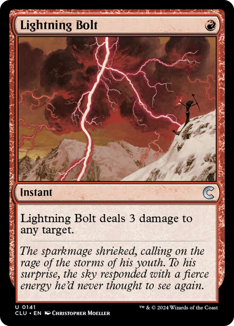 Lightning Bolt [Ravnica: Clue Edition] | Boutique FDB TCG