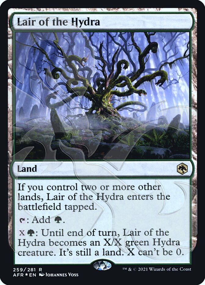 Lair of the Hydra (Ampersand Promo) [Dungeons & Dragons: Adventures in the Forgotten Realms Promos] | Boutique FDB TCG