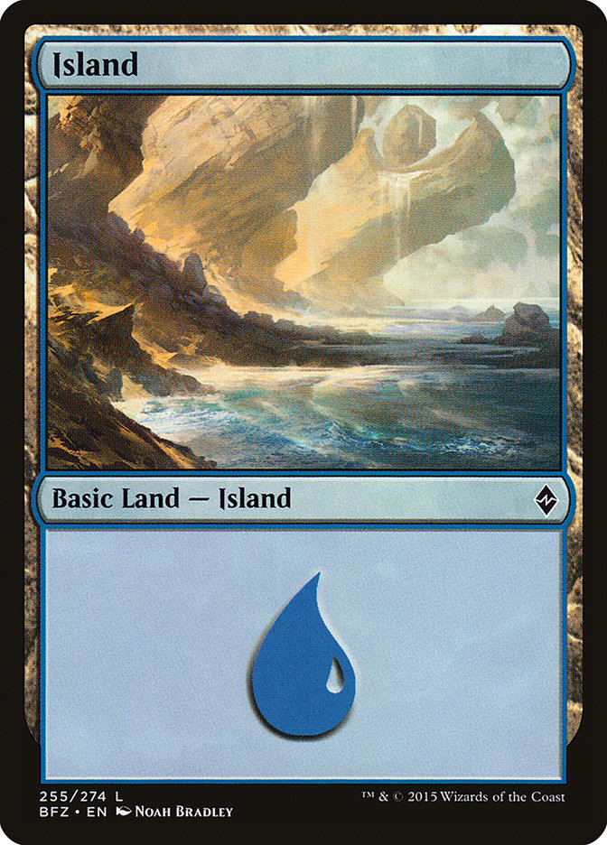 Island (255a) [Battle for Zendikar] | Boutique FDB TCG