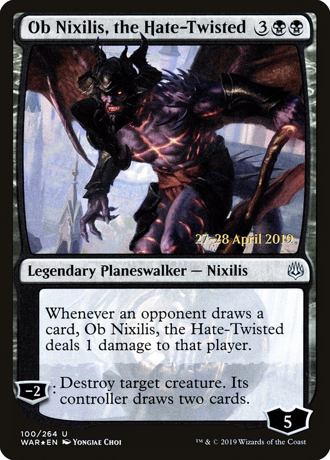 Ob Nixilis, the Hate-Twisted [War of the Spark Prerelease Promos] | Boutique FDB TCG