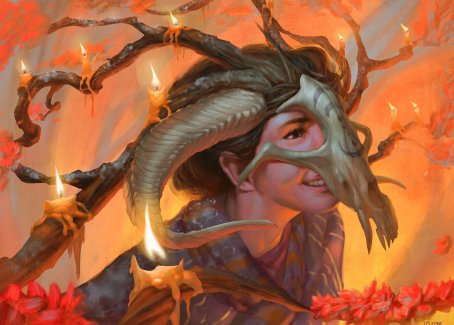 Hedgewitch's Mask Art Card [Innistrad: Midnight Hunt Art Series] | Boutique FDB TCG