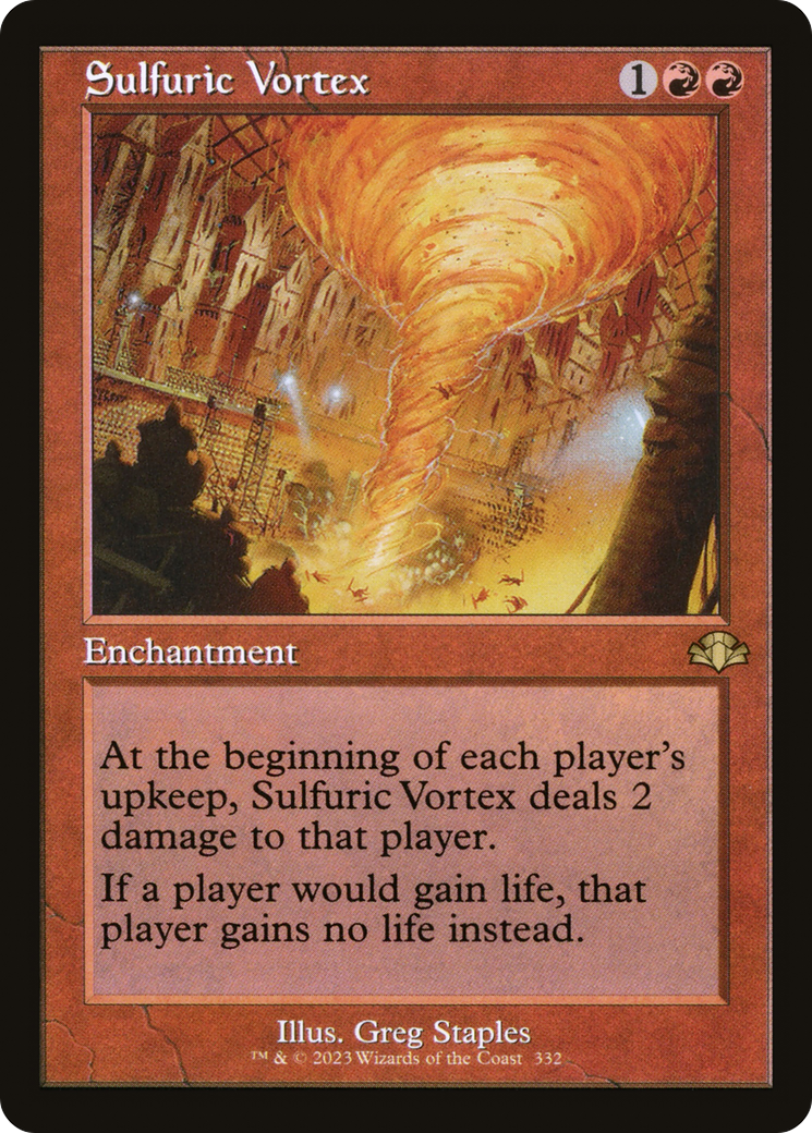 Sulfuric Vortex (Retro) [Dominaria Remastered] | Boutique FDB TCG