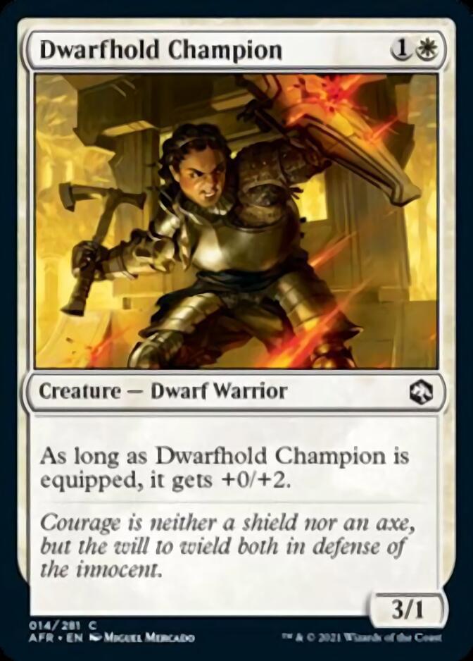 Dwarfhold Champion [Dungeons & Dragons: Adventures in the Forgotten Realms] | Boutique FDB TCG
