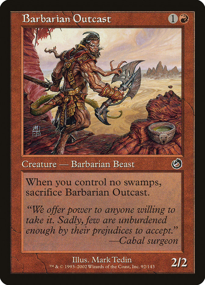 Barbarian Outcast [Torment] | Boutique FDB TCG