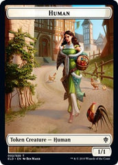 Human // Beast Double-Sided Token [Challenger Decks 2021 Tokens] | Boutique FDB TCG