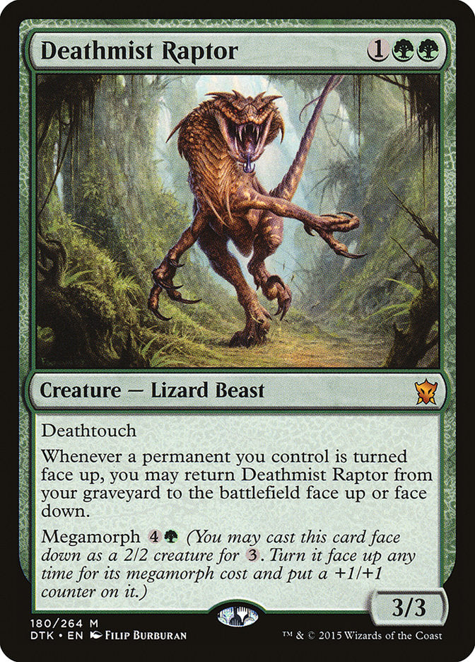 Deathmist Raptor [Dragons of Tarkir] | Boutique FDB TCG