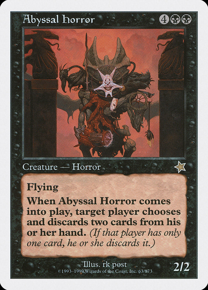 Abyssal Horror [Starter 1999] | Boutique FDB TCG