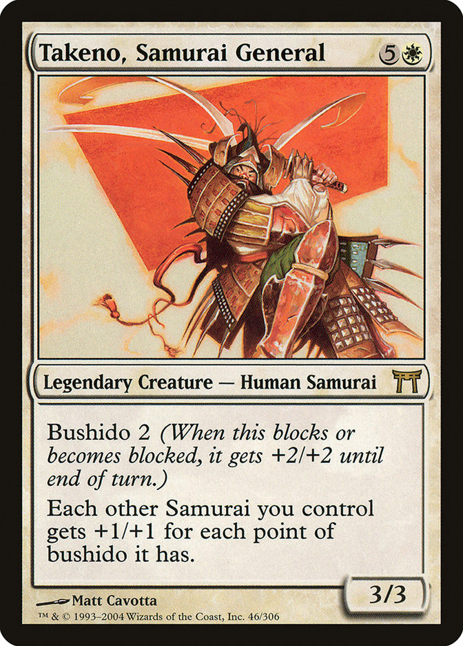 Takeno, Samurai General [Champions of Kamigawa] | Boutique FDB TCG