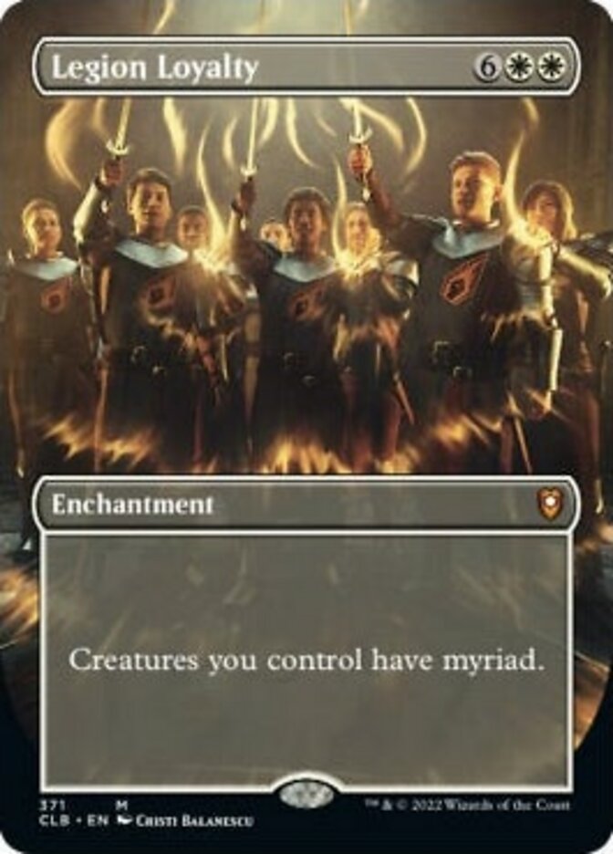 Legion Loyalty (Borderless Alternate Art) [Commander Legends: Battle for Baldur's Gate] | Boutique FDB TCG