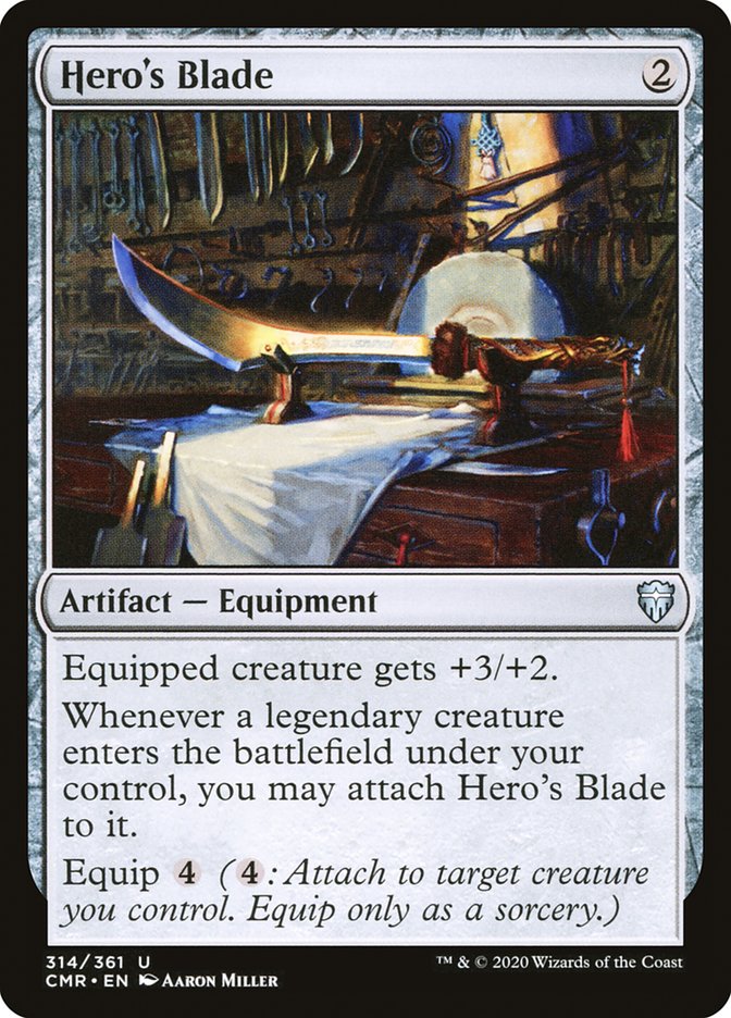 Hero's Blade (314) [Commander Legends] | Boutique FDB TCG