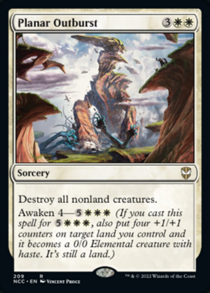 Planar Outburst [Streets of New Capenna Commander] | Boutique FDB TCG