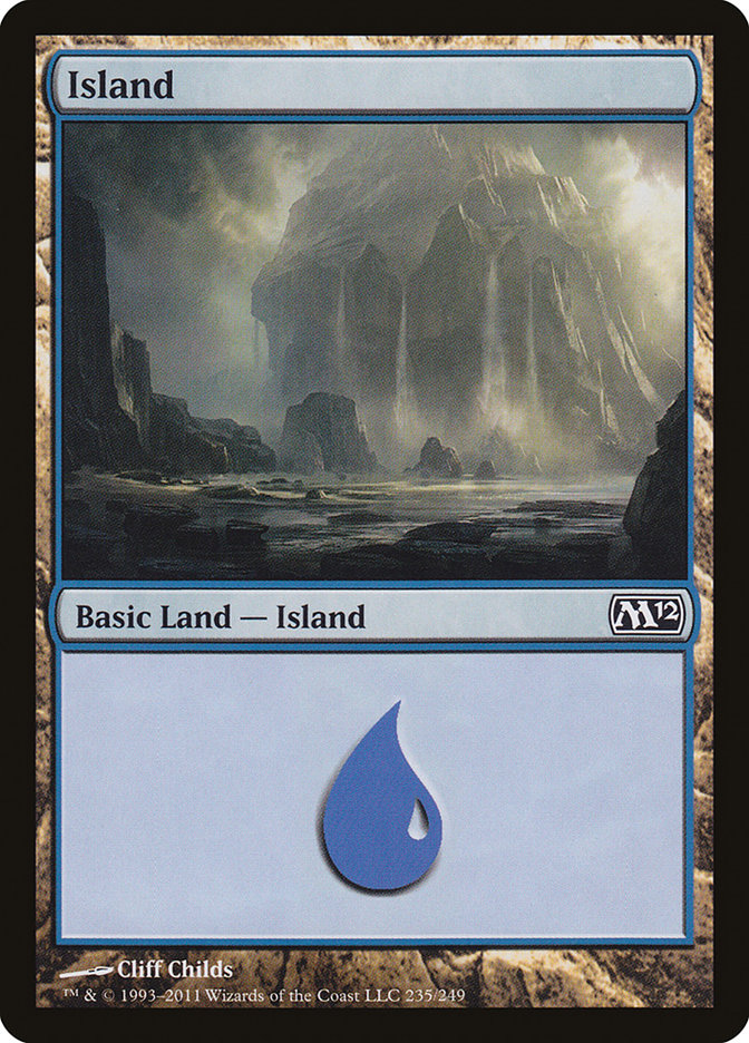 Island (235) [Magic 2012] | Boutique FDB TCG