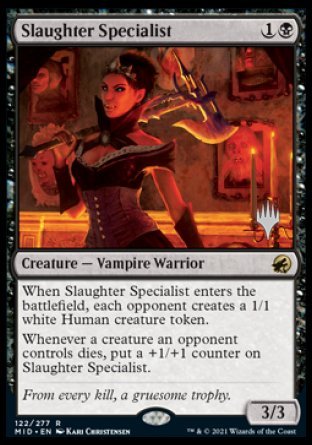 Slaughter Specialist (Promo Pack) [Innistrad: Midnight Hunt Promos] | Boutique FDB TCG