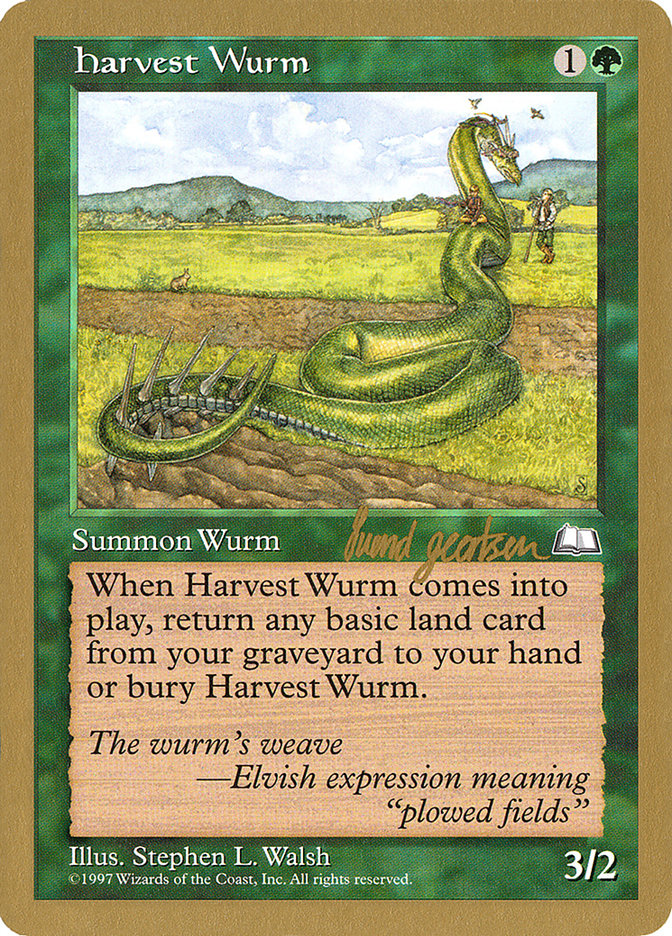 Harvest Wurm (Svend Geertsen) [World Championship Decks 1997] | Boutique FDB TCG