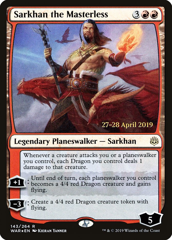 Sarkhan the Masterless [War of the Spark Prerelease Promos] | Boutique FDB TCG