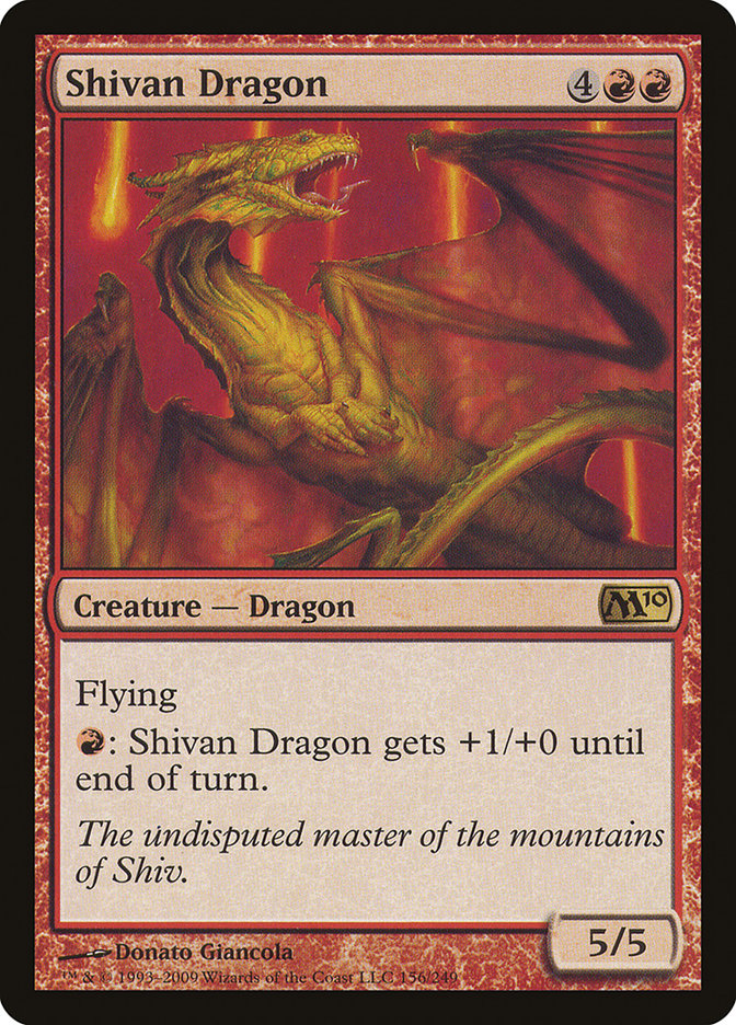 Shivan Dragon [Magic 2010] | Boutique FDB TCG