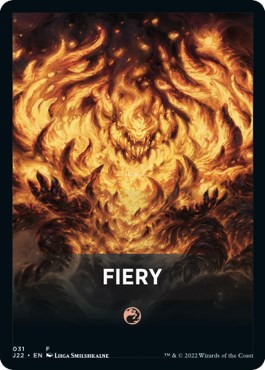 Fiery Theme Card [Jumpstart 2022 Front Cards] | Boutique FDB TCG