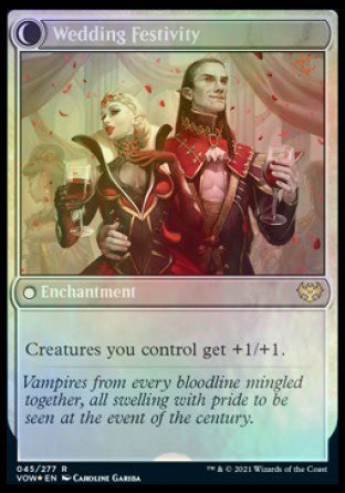 Wedding Announcement // Wedding Festivity [Innistrad: Crimson Vow Prerelease Promos] | Boutique FDB TCG