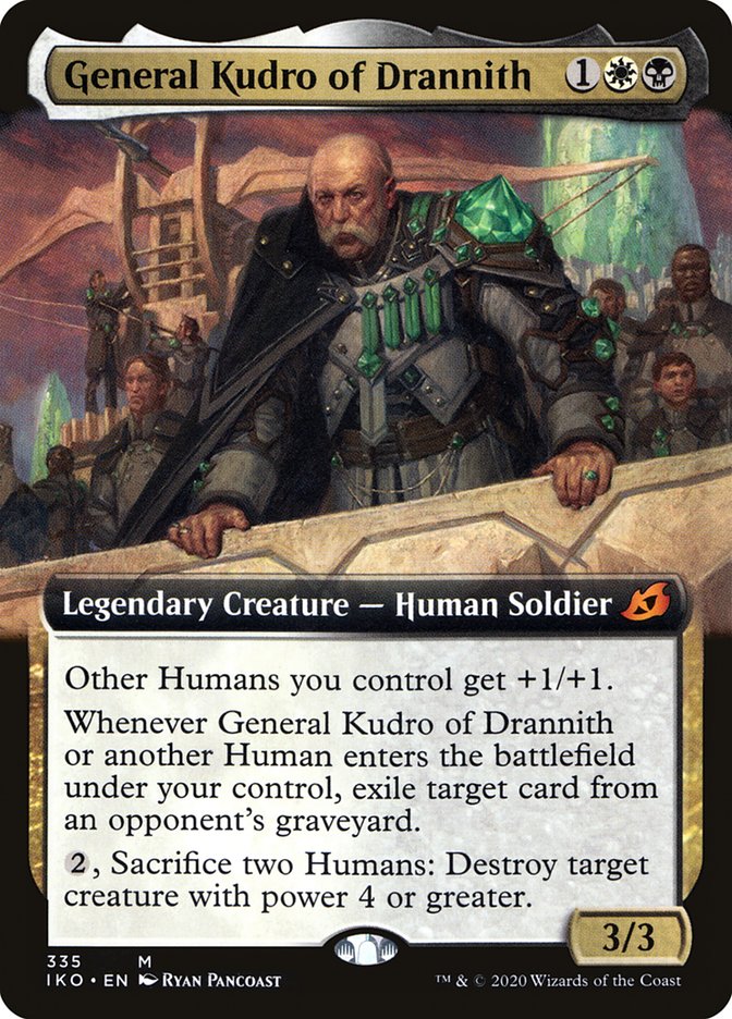 General Kudro of Drannith (Extended Art) [Ikoria: Lair of Behemoths] | Boutique FDB TCG