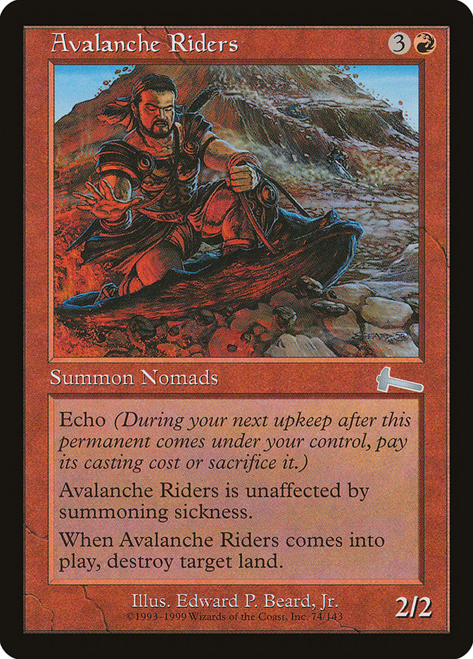 Avalanche Riders [Urza's Legacy] | Boutique FDB TCG