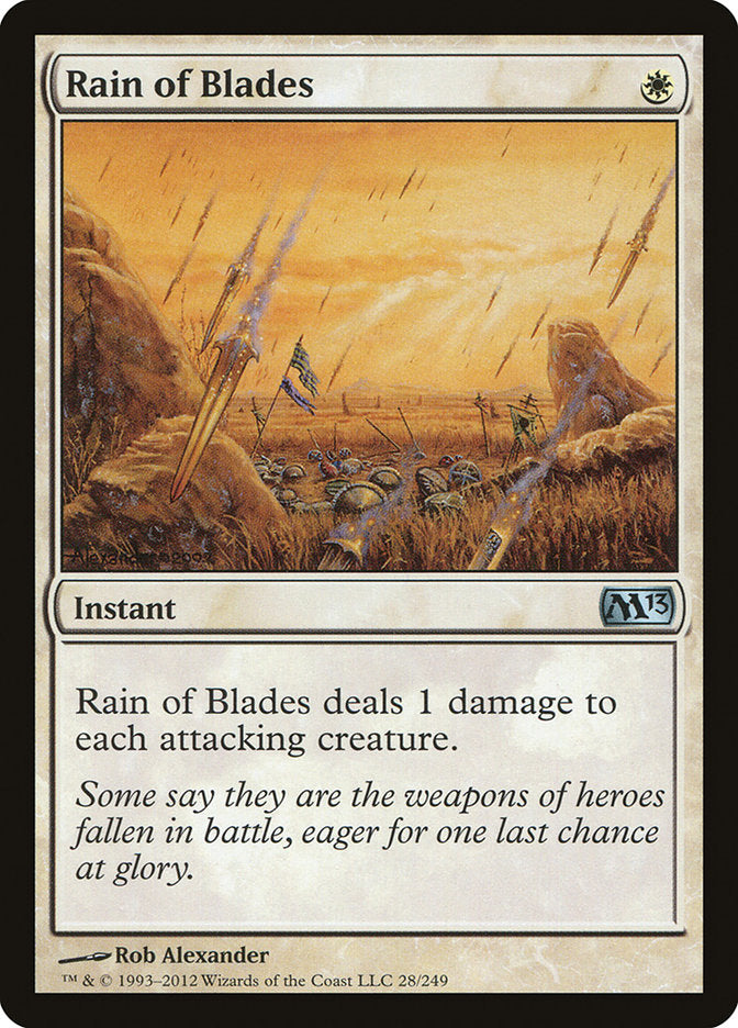 Rain of Blades [Magic 2013] | Boutique FDB TCG