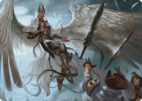 Angelic Quartermaster Art Card [Innistrad: Crimson Vow Art Series] | Boutique FDB TCG