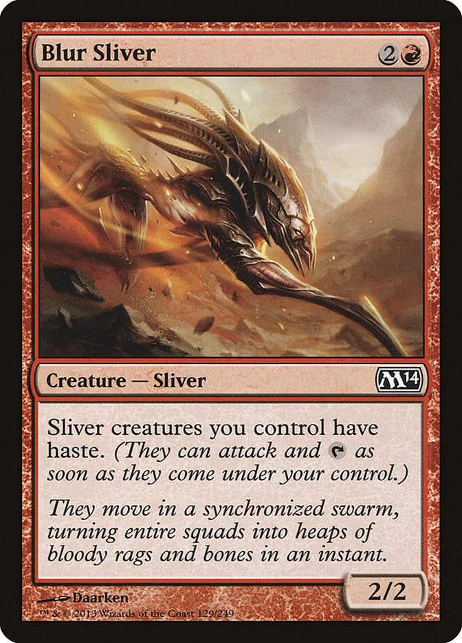 Blur Sliver [Magic 2014] | Boutique FDB TCG