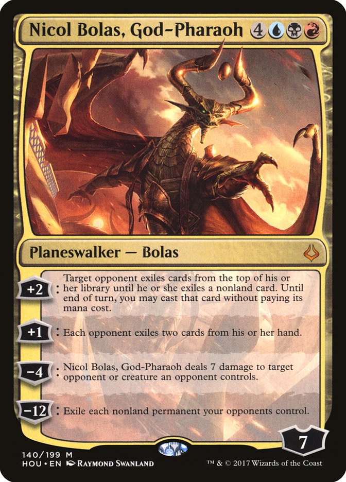 Nicol Bolas, God-Pharaoh [Hour of Devastation] | Boutique FDB TCG