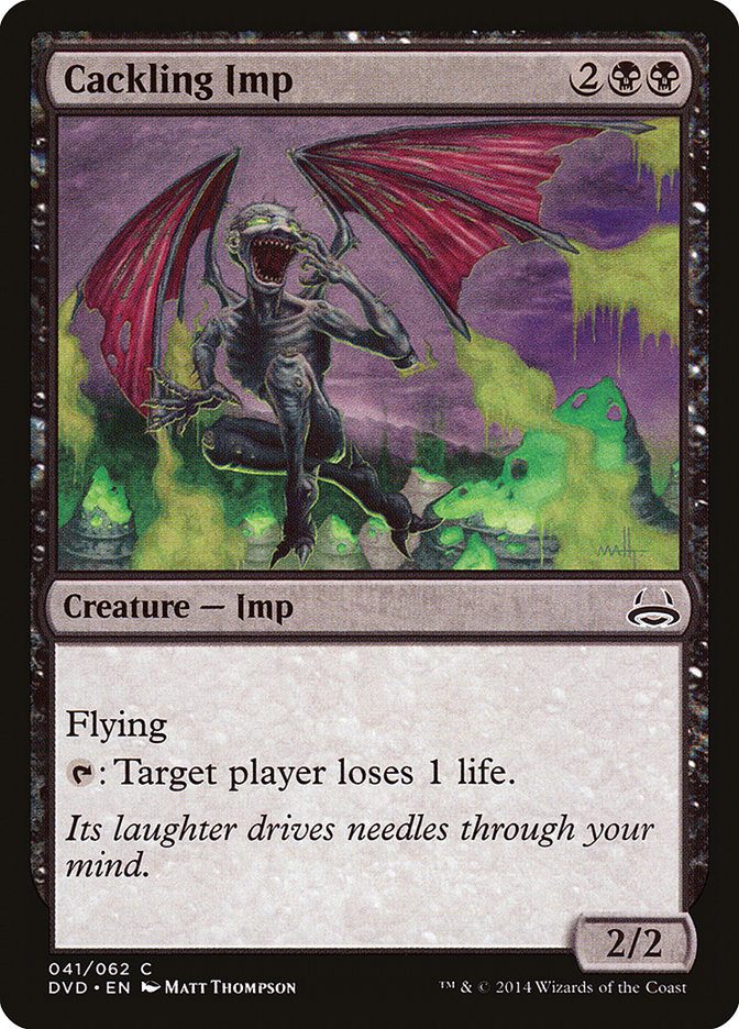 Cackling Imp (Divine vs. Demonic) [Duel Decks Anthology] | Boutique FDB TCG